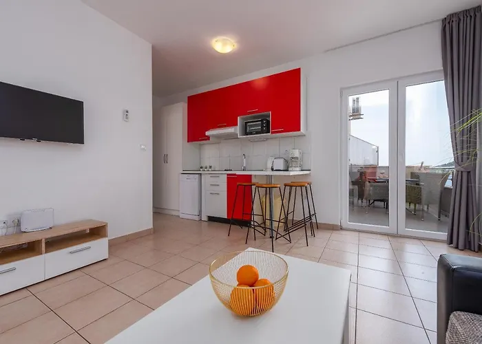 Quarto em Acomodações Particulares Quiet Bay Getaway Apt Mona 5 7 And 8 Ražanj