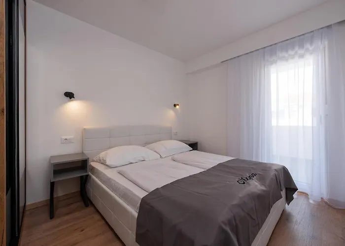 Quarto em Acomodações Particulares Quiet Bay Getaway Apt Mona 5 7 And 8 Ražanj